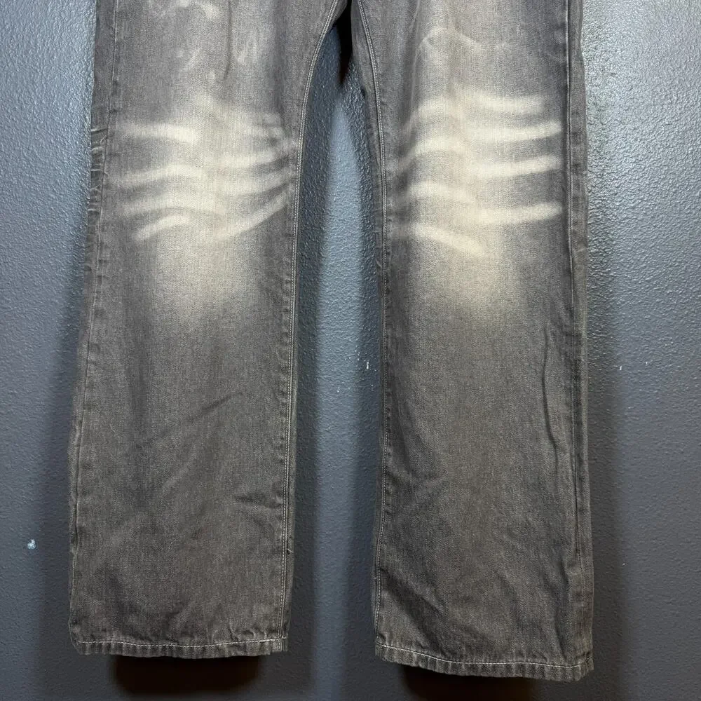 Sean john 38 men’s grey jeans pants Y2K style baggy